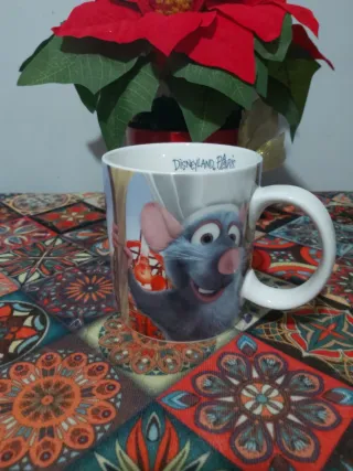 Tazas Disney Princesa Jazmín y Ratatouille