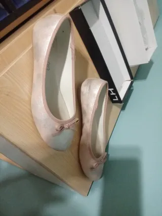 Manoletinas LH rosa talla 37