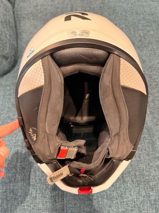 Casco HJC RPHA 90 Blanco Visera Negra talla L