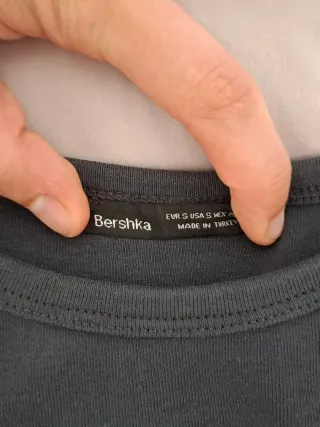 Camiseta crop top negra Motorcycle