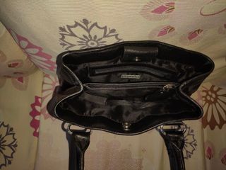 Borsa Studio Pelle Nera Donna