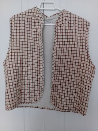 Conjunto cuadritos. Regalonjersey para poner debaj