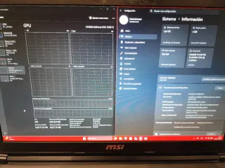 Portátil Gaming MSI Core i7 16GB potente 17"