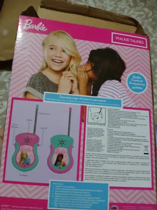 Walkie Talkies Barbie Niña 40 MHz