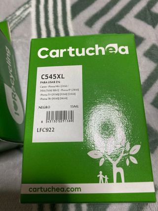 Pack Cartuchos Negro y Tricolor Cartuchea C545XL C