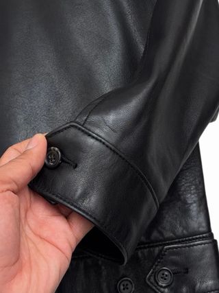 Chaqueta Harrington Cuero Ralph Lauren Talla M