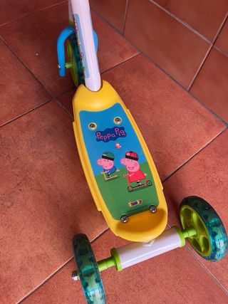 Patinete Peppa Pig 3 Ruedas infantil  Nuevo