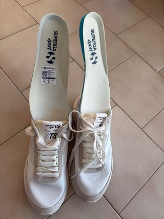 Superga 38 Training 9TS S Beige/Bianco Donna