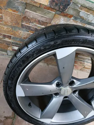 4 Llantas Audi Rotor con Neumáticos