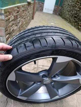 4 Llantas Audi Rotor con Neumáticos