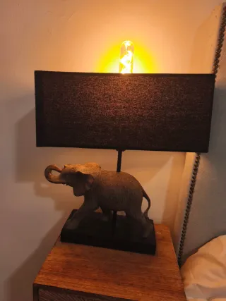 Pack dos Lámparasde mesa elefante
