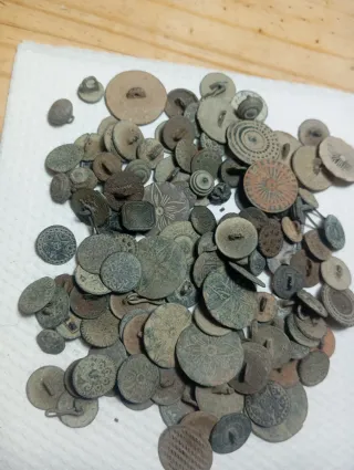 Lote botones antiguos