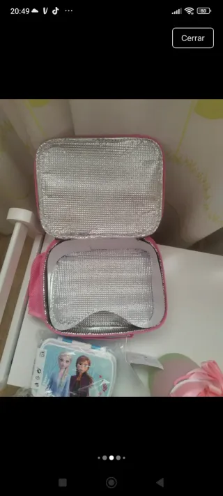 Set infantil lonchera,nevera y botella