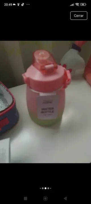 Set infantil lonchera,nevera y botella