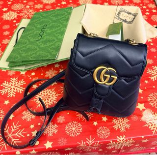 Zaino GUCCI GG Marmont nero in pelle