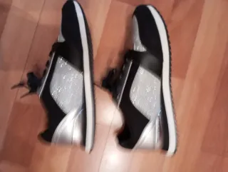 Sneakers Glissad Nere Argento Tg. 39