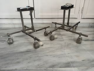 2 Lámparas de Techo Metálicas