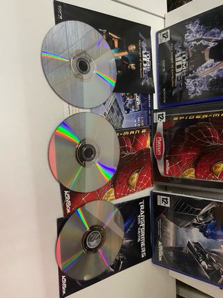 Pack 3 Juegos PS2: Tomb Raider, Spider-Man 2, Tran