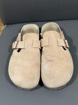 Zuecos Birkenstock Beige