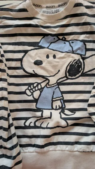 Sudadera Snoopy Rayas