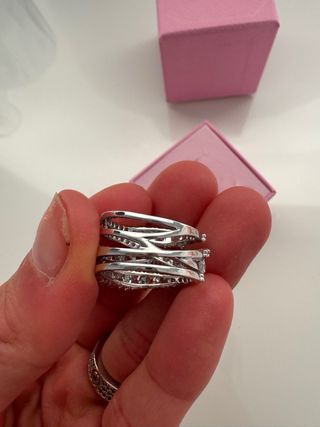 Anillo Swarovski Pave Talla 55