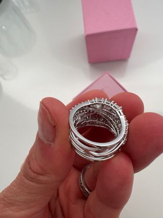 Anillo Swarovski Pave Talla 55