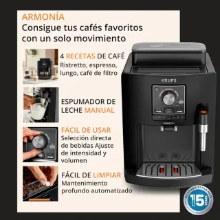 Cafetera Krups Harmony Superautomática