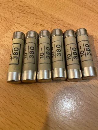 6 Fusibles 380V 10A