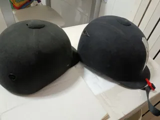 Casco de equitación negro niña niño