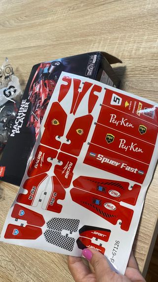 Coche de Carreras Rojo Construcción Colección