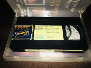 VHS Double Dragon 1 EDICIÓN