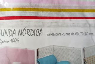 Juego de funda nórdica para cuna (A ESTRENAR)
