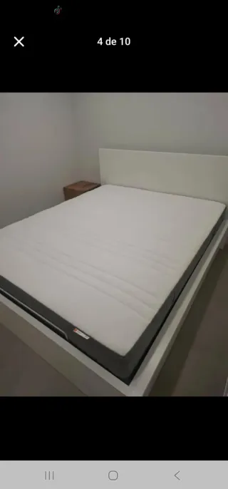 Cama MALM con arcón