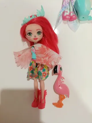 7 Muñecas Enchantimals con Accesorios