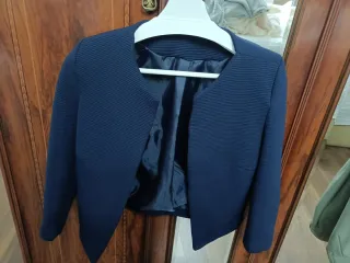 Chaqueta de vestir azul marino