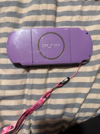 PSP Sony Morada con funda