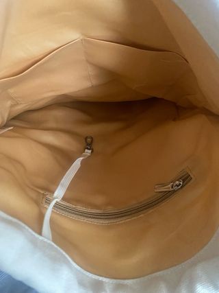 Mochila Cuerdas Blanca y Marrón