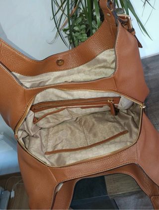 Bolso Piel Michael Kors Marrón Auténtico