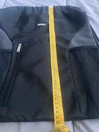 Mochila de cuerdas Negra y gris