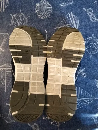 Scarpe uomo 7 Oaks blu/grigie senza lacci