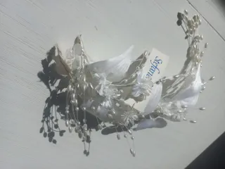 Vestido de Novia Túnica Blanco con tocado