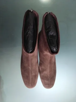 Botines Mango Marrones Talla 39