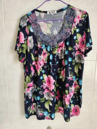 Maglia donna Cones fantasia floreale
