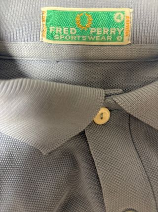 Polo Fred Perry Azul Talla M REAL