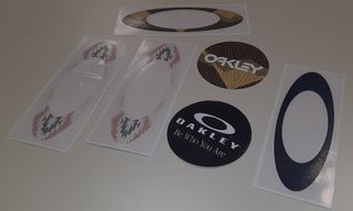Set Adesivi Oakley 6pz Sticker Auto Moto Laptop