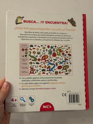 Libro infantil Busca Encuentra La vuelta al mundo