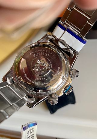 Reloj Seiko Solar Caballero Cronógrafo