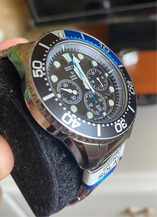 Reloj Seiko Solar Caballero Cronógrafo