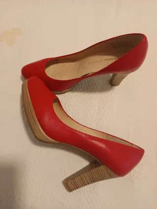 Zapatos Patricia Miller Piel Rojo Talla 39