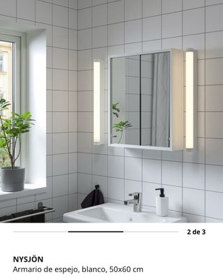 Armario de baño madera y cristal